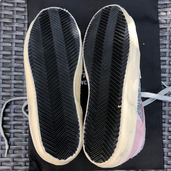 NIB Golden Goose Superstar Neon Glitter - Picture 6 of 6